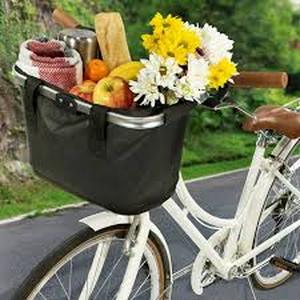 lot 10007 image: Concord Folding Handlebar Basket (2 in Lot)