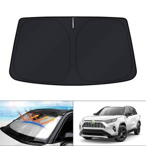 lot 1006 image: KUST Windshield Sun Shade for Toyota RAV4 2019-2023 2024 2025 Window Shade Sun Visor Cover Foldable Blocks UV Rays Keep Your Car Cooler