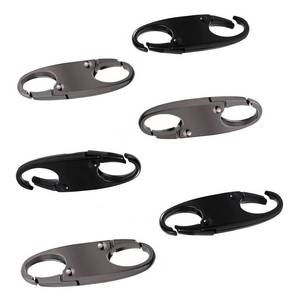 lot 1020 image: 6Pcs Dual Opening Anti Theft Zipper Clip Theft Deterrent S Shaped Zipper Pull Locks for Backpack Traveling Luggage Camping Suitcase