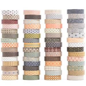 lot 1045 image: YUBX Basic Patterns Washi Tape Set 40 Rolls Geometric Elegance Decorative Skinny Masking Tapes for Arts, DIY Crafts, Journals, Planners, Scrapbook, Wrapping