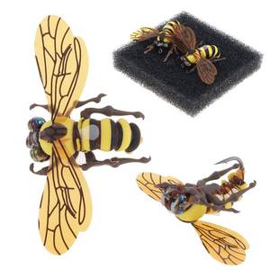 lot 1050 image: OriGlam 2pcs Bee Fly Fishing Kit Lures, Bumble Bee Trout Fishing Lures, Flyfishing Topwater
