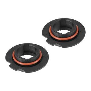 lot 1051 image: X AUTOHAUX 2pcs H7 LED Headlight Adapter Base Bulb Sockets Retainer Holder Universal for Car Black