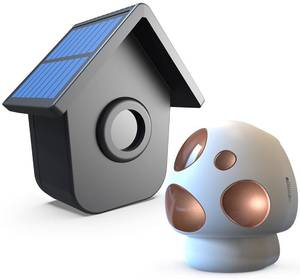lot 1077 image: Driveway Alarm- HTZSAFE 12 Mile Long Range Outdoor Weatherproof Solar Wireless Motion Sensor&Detector-Portable Receiver Has Long Last Backup Battery- DIY Security Alert System for Home&Property