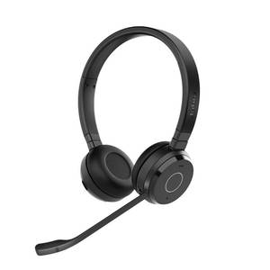 lot 1080 image: Jabra Evolve 65 TE (Third Edition) Wireless Dual-Ear Headphones - Noise-Canceling Mic, 16 hrs Battery Life, Dual Connectivity, Works with All UC Platforms Like Zoom & Google Meet, Black - Retail $163.79