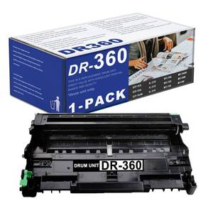 lot 1121 image: DR360 Compatible Drum Unit Replacement for Brother DR360 DR 360 to use with DCP-7040 DCP-7030 MFC-7840W MFC-7340 MFC-7440N HL-2140 HL-2170W HL-2150N Printer 1 Black (Toner is Not Included)