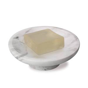 lot 1137 image: WORHE Natural Marble Soap Dishes, Italy Stone Sponge Holder for Bathroom Tub Shower Kitchen Sink, Handcraft Soap Case Organizer Trinket Plate Jewelry Tray for Home Decor Color White (DL004)