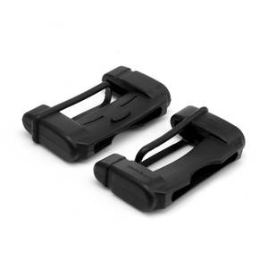 lot 1142 image: AOZBZ Car Safety Belt Buckle Covers, 2PCS Universal Seat Belt Clips Cover, Anti-Scratch Silicon Seat Belt Buckle Protector, Car Interior Accessories (Black)