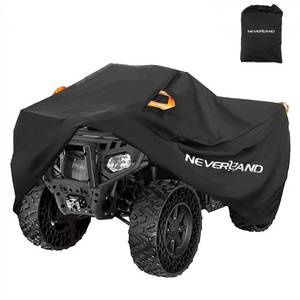 lot 1153 image: NEVERLAND ATV Cover Waterproof Heavy Duty 4 Wheeler Cover Quad Cover All Season Weather Proof Outdoor UV Protection for Polaris Yamaha Suzuki Honda (Black Large)