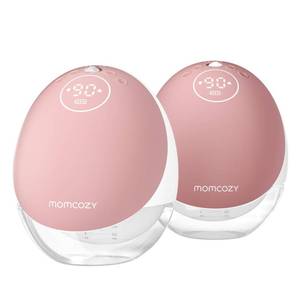 lot 1183 image: Momcozy Breast Pump Hospital-Grade, Hands Free Breast Pump App with Leak-Proof DoubleFit Flange, Personalized Multi-Modes & 15 Levels, 2 Count - Retail $247.61