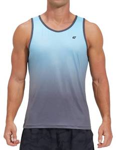 lot 1921 image: EZRUN Mens Tank Tops Quick Dry Workout Swim Beach Shirts Sleeveless Shirts for Bodybuilding Gym Fitness Training Large