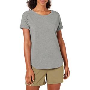 lot 1966 image: Amazon Essentials Womens Studio Relaxed-Fit Lightweight Crewneck T-Shirt Medium Grey Heather, Large