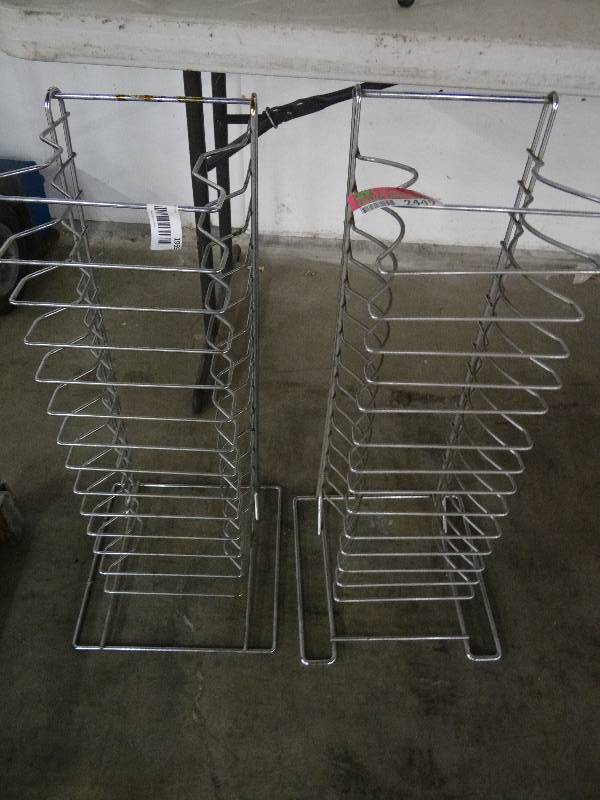 lot 2449 image: 2 Aluminum Cooling Racks