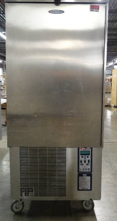 lot 2450 image: HurriChill Stand Up Blast Chiller On Casters, American Panel Model # AP12BCF110-3