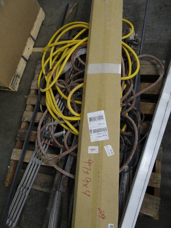 lot 2455 image: Pallet of Misc. Hoses and Pipes