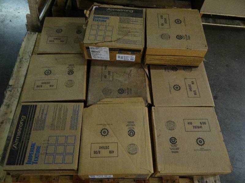 lot 4119 image: Pallet of (11) Boxes Armstrong Imperial Texture Vinyl