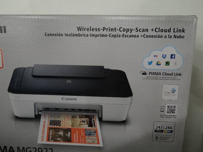 lot 4106 image: Lot of (2) Wireless Print-Copy-Scan Cloud Link Pixma MG2924