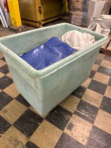 lot 756 image: Cart with tarps on wheels