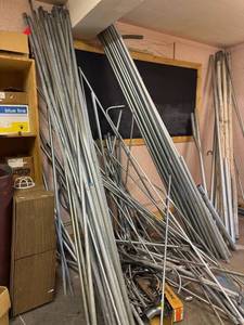 lot 762 image: Large lot of electrical MC conduit 12-2inch majority of it is brand new