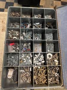 lot 765 image: Tool tray with hardware