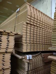 lot 942 image: 4x8 Slatwall Panels BID IS PER A SHEET For Example 100 sheets in a lot your bid will be 100 x your bid
