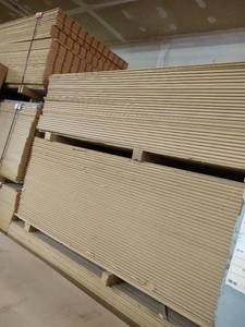 lot 943 image: 4x8 Slatwall Panels BID IS PER A SHEET For Example 100 sheets in a lot your bid will be 100 x your bid