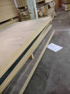 lot 947 image: 4X8 Slatwall Panels BID IS PER A SHEET For Example 100 sheets in a lot your bid will be 100 x your bid