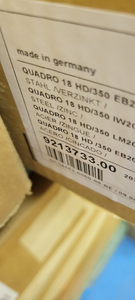 lot 3061 image: Quadro 18 HD350 German-Made Steel Drawer Slides