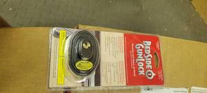 lot 3106 image: Fixed Mounting Keyed Trigger Gun Lock By Bedside Gunlock In Package