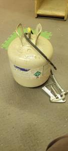lot 3120 image: Spectroline Non-Flammable Gas Cylinder 1015739 with Application Tool