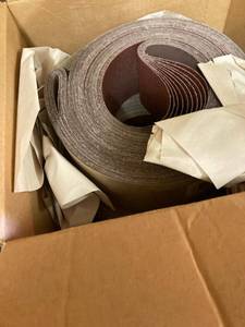 lot 7142 image: Roll of sandpaper blue line
