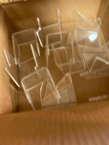 lot 7146 image: box of display acrylic gun holders, small