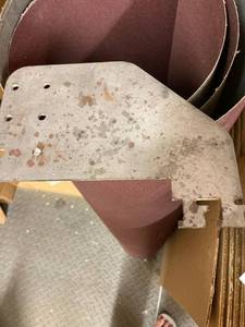 lot 7174 image: Box of brackets 7 12 inch long