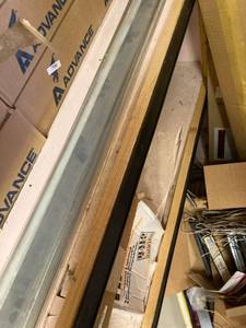 lot 7196 image: 10) 4 foot plastic shelf panels