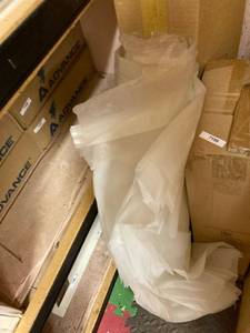 lot 7203 image: Roll of plastic sheeting