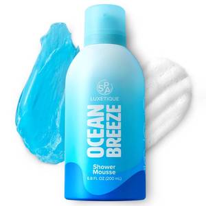 lot 2028 image: Spa Luxetique Body Wash, Jelly to Foam Shower Gel Mousse MoisturizingDeep CleanRefreshingSunscreen Cleaning, Natural Body Wash ParabenCruelty Free, Ocean Breeze Scent, 6.8 fl oz