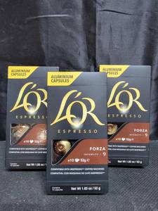 lot 2032 image: 3pk - LOR Espresso - Forza (1 x 10 Capsules)