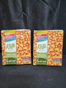lot 2034 image: 2pk - TGB Cinnamon Macadamia Nuts  1g Net Carb Keto Snack  Gluten Free Low Carb Candy, 10 Ounces