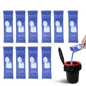 lot 2073 image: POO GEL Portable Toilet Gel, for Portable Toilet, Eco Absorbent Gel Camping Toilet Powder for Potty Bags, Portable Toilet Absorbent Gel Powder for Camping Hiking (20g  10pcs)