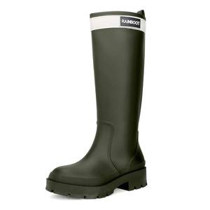 lot 2085 image: Rain Boots for Women, Waterproof Rubber Garden Boots Durable Slip Resistant Muck Boots,Tall Water Fishing Shoes Comfort Knee High Work for Outdoor, USA 7