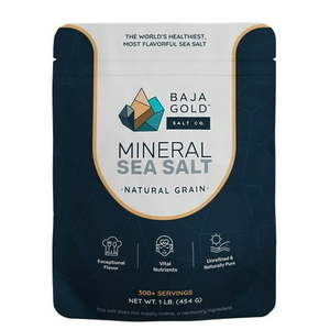 lot 2087 image: Baja Gold Salt Co. Mineral Sea Salt Natural Grain - 1 lb