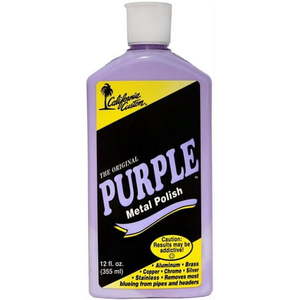 lot 2133 image: California Custom PMP12 Purple Metal Polish 12 oz.