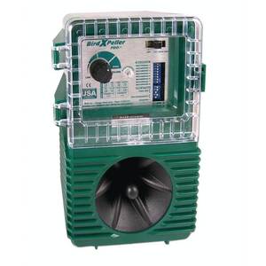 lot 2152 image: Bird-X Electronic Sonic Bird Repeller One Acre Natural Bird Distress Sounds Predator Calls Crows Ravens Grackles Blackbirds