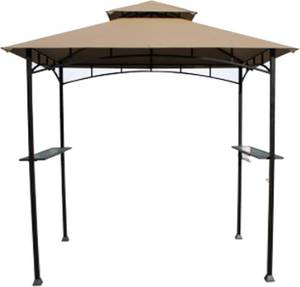 lot 2154 image: Garden Winds New Improved Replacement Canopy Aldi Gardenline Belavi Shoprite Grill Gazebo - Top Tier 34 x 21, Bottom Tier 96 x 60