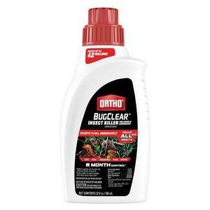 lot 2156 image: Ortho BugClear Insect Killer for Lawns & Landscapes Concentrate - Kills Periodical Cicadas, Mosquitoes, Ants, Spiders, Fleas, Ticks & More, Outdoor Bug Spray with Long Lasting Control, 32 oz.