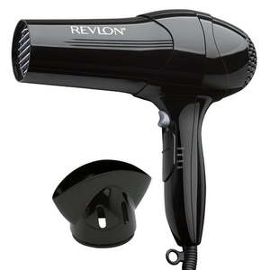 lot 2180 image: Revlon 1875W Quick Dry Lightweight Hair Dryer Black