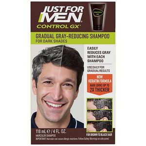 lot 2182 image: Just For Men Control GX Gradual Gray Reduction Daily Hair Shampoo 4 oz