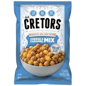 lot 2204 image: Cretors 14 oz Cheese & Caramel Mix Popcorn