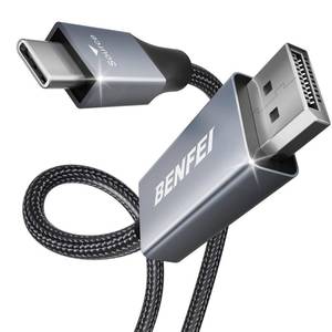 lot 2210 image: BENFEI USB-C to DisplayPort 3 Feet Cable(8K60Hz 4K144Hz), USB Type-C to DisplayPort Cable Thunderbolt 345 Compatible with iPhone 15 ProMax, MacBook ProAir 2023, iPad Pro, iMac, S23, XPS 17