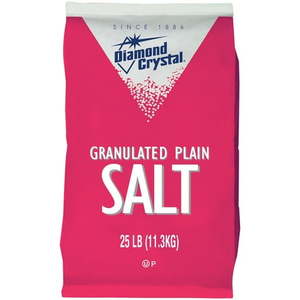 lot 2256 image: Diamond Crystal Granulated Salt 25 Lb Bag
