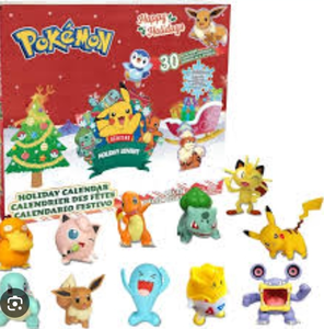 lot 2281 image: Pok�mon Advent Calendar, 30 pieces